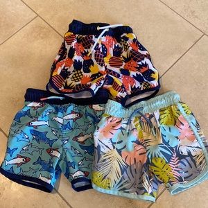 Lot of Toddler Boys size 2T Cat & Jack Swim Trunks excellent condition
